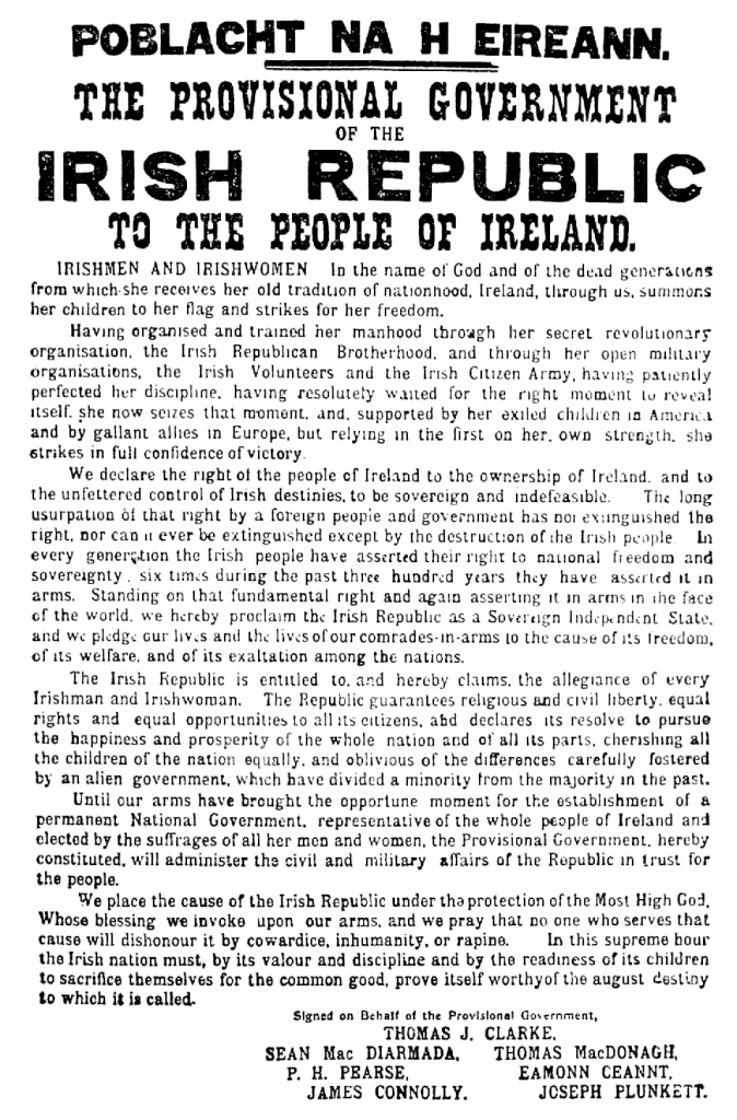 Easter Proclamation of 1916