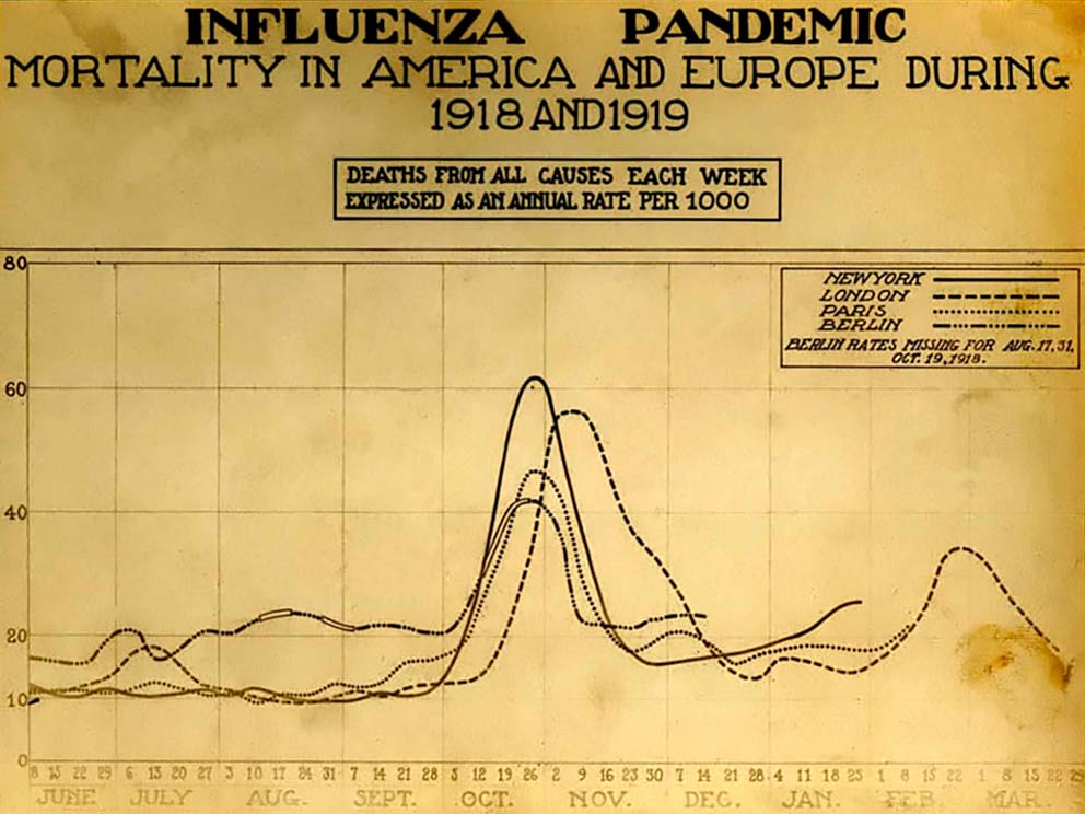 Spanish Flu Death Chart